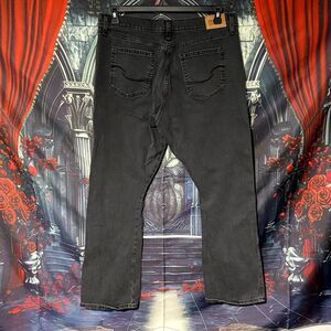 Signature By Levi Strauss & Co Heritage Jeans Women 14 Black Denim Bootcut Kick